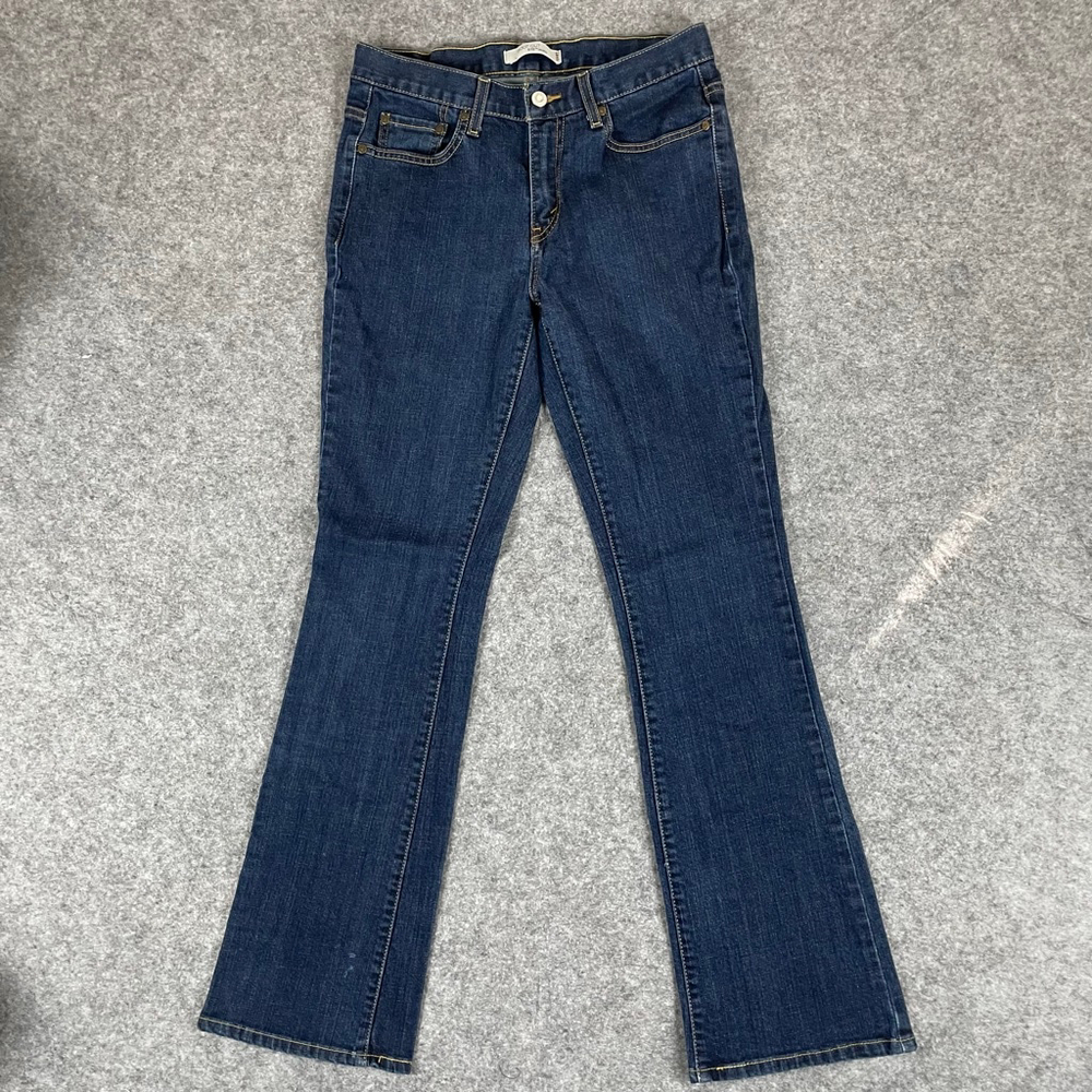 Levi’s 515 Bootcut Jeans Womens Size 8 Dark Wash Stretch Denim